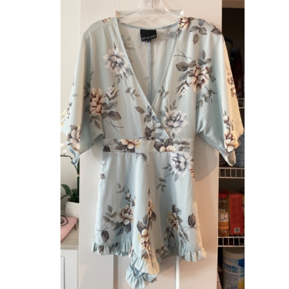 2/$10 Rise of Dawn Floral Romper - Picture 2 of 5